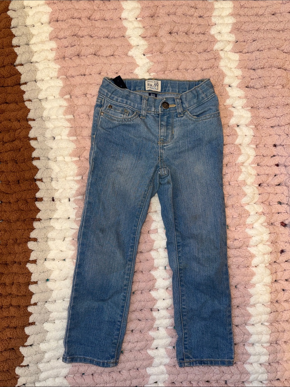 The Children's Place Boys' Straight-Leg Jeans - Light Blue Denim